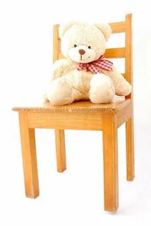 Teddy bear is on the shelf