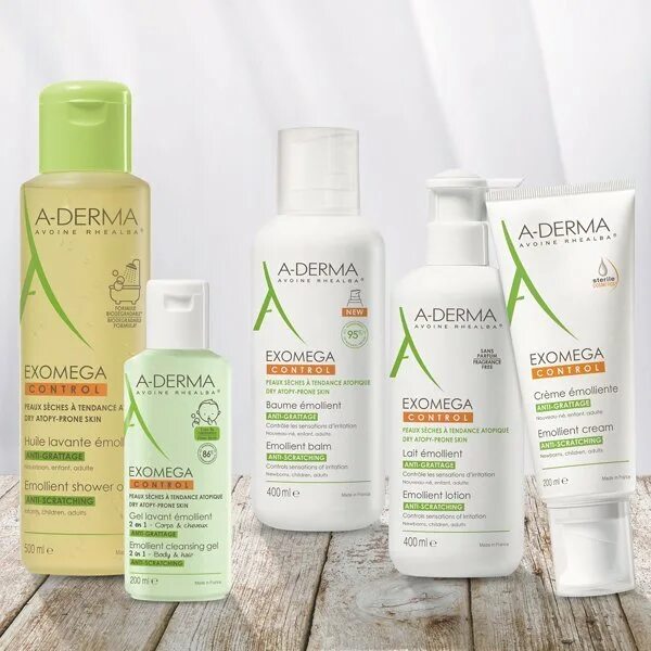 Exomega control. A derma exomega. косметика дерма. дерма крем.