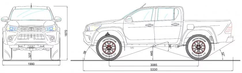 Тойота Hilux габариты. Габариты Тойота Хайлюкс 2021. Hilux Toyota 2022 габариты. Тойота тундра чертеж габариты. Тундра длина