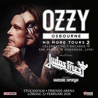 Ozzy Osbourne som skulle till Sverige detta året men som tyvärr fick ställa...