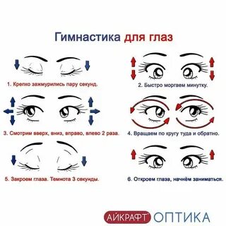 Гимнастика при близорукости для глаз детей