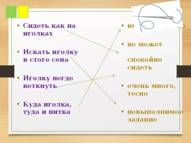 Выражение куда иголка. Куда иголка туда и нитка. Куда иголка туда и нитка в какой ситуации. Куда иголка туда и нитка значение уместно в ситуации. Задание на тему иголка и нитка.