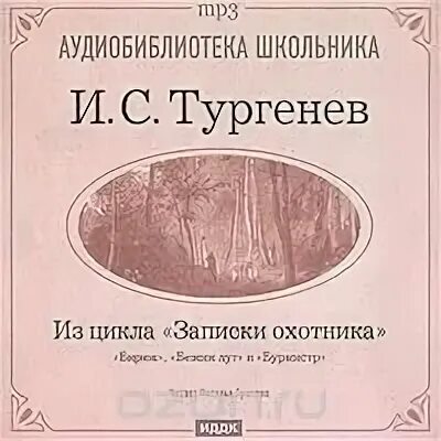 Аудиокниги слушать тургенев записки