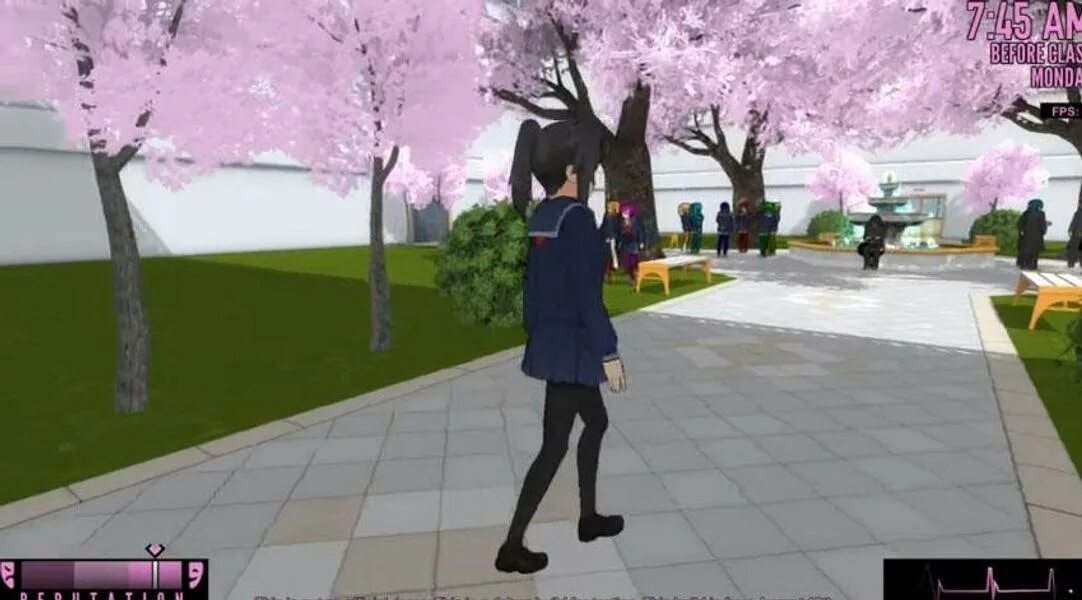 Yandere simulator на андроид оригинал. Школа из Яндере симулятора. Яндере симулятор школа Скриншот. Школа Яндере симулятор фон. Фон школы из Яндере симулятор.