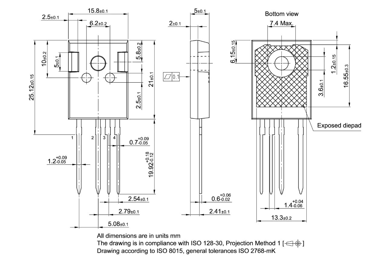 Корпус то 2. Pg-to247-3 корпус. to-247ac размеры. to-247 корпус. to 247 корпус размеры.