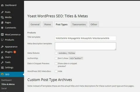 Seo meta