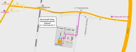 Стахановская екатеринбург на карте