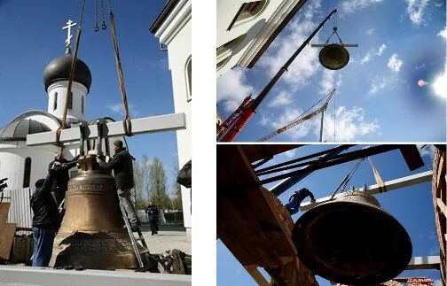 Подъем на колокольню. Строительство колокольни. оттяжка колокола. подъем на колокольню на улице баумана.