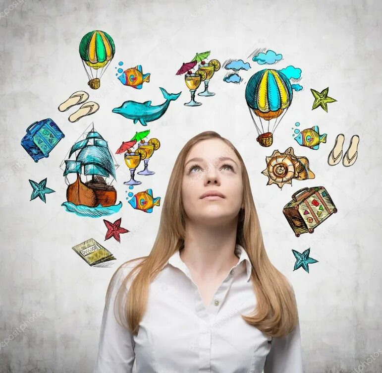 Успех в жизни человека. Человек мечтает. Мужчина мечтает о семье. Мысли в голове. Мечтает зависит.