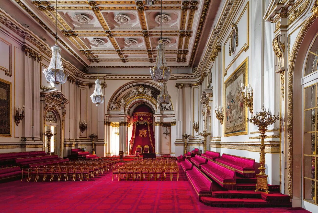 Buckingham palace was built for a king
