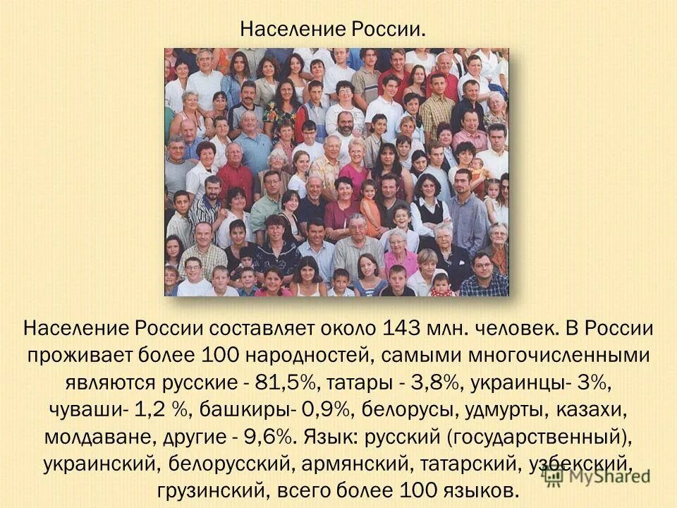 Сколько всего людей живет в россии. Население России. Насселени Росси. Информация о населении России. Население население России.