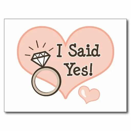 I said Yes. I said Yes фото. She said Yes надпись. She said Yes картинка.