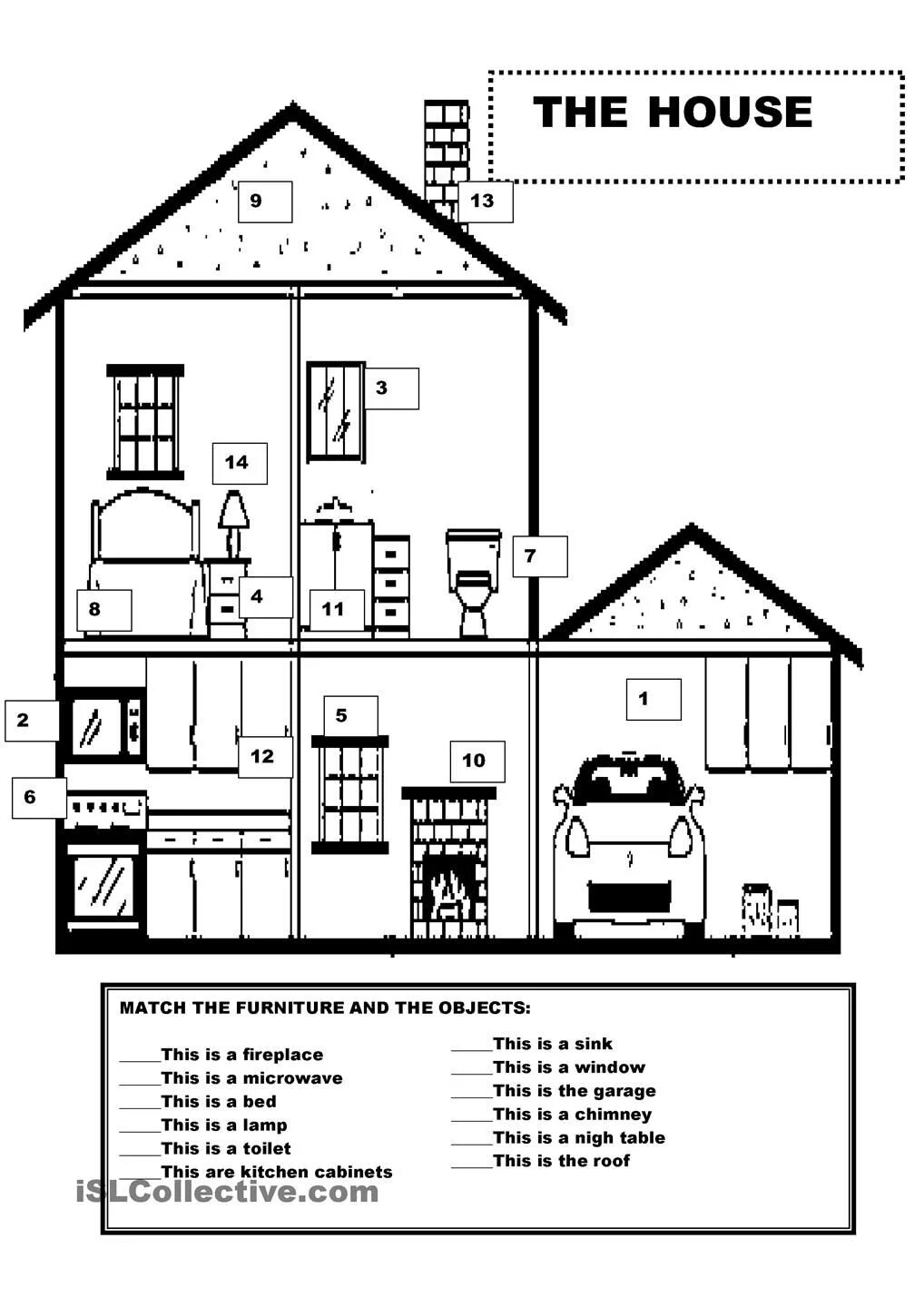 Дом Worksheets. Комнаты Worksheets for Kids. Схема дома на английском языке. Rooms in the House задания.