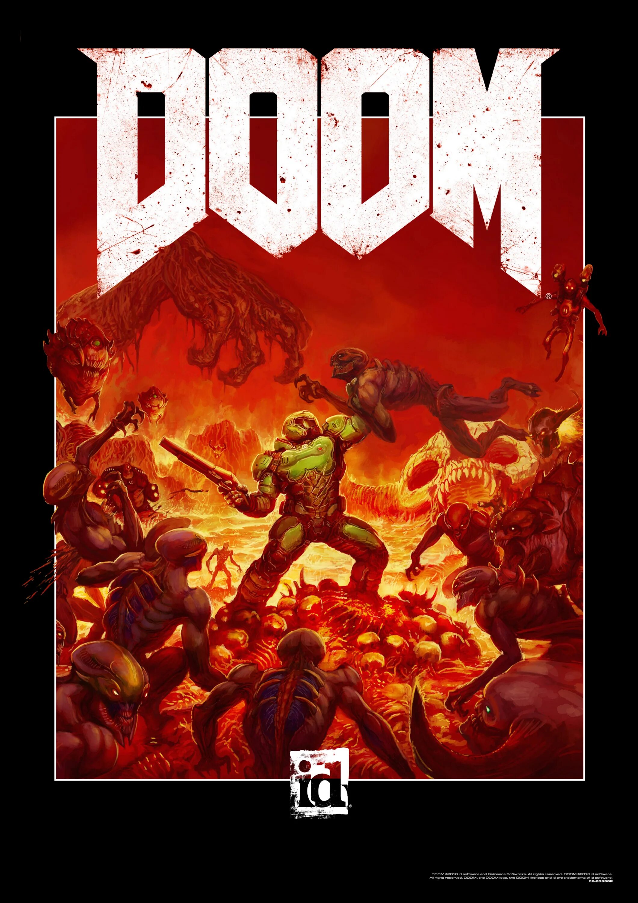 Doom them. Doom (игра, 2016). Doom 2016 Постер. Doom 2016 Постер игры. Doom 2016 Box Art.