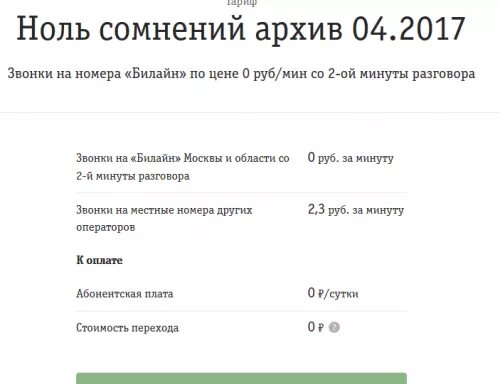 Нулевого тарифа. Тариф ноль сомнений. Ноль сомнений Билайн. Билайн тариф ноль сомнений архив. Подключить тарифный план ноль сомнений.