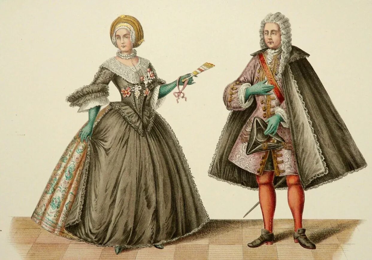 Костюм западной европы 17 века. Барокко Франция 17 век мода. Эпоха Барокко 17 век Франция одежда. Мода эпохи Барокко Людовик 14. Эпоха Барокко 17 век Франция одежда женская.