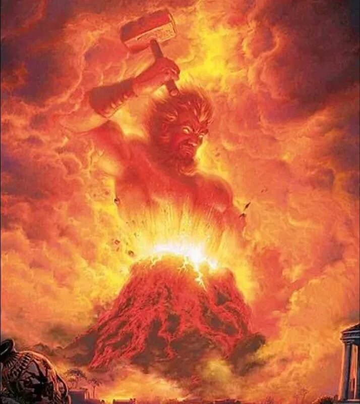 Гефест вулкан бог. Древнеримский бог вулкан. Древнеримский бог вулкан. Гефест бог огня. Гефест бог кузнец.