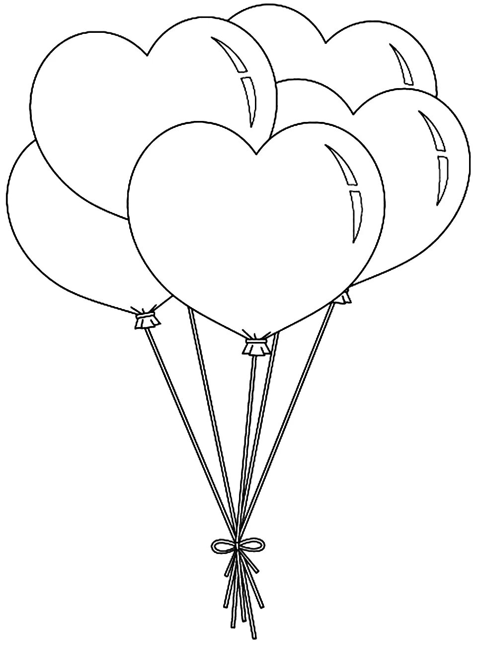 Рисуем воздушными шарами. Шарики карандашом. Воздушные шар расскаска. Шарики раскраска. Раскраска шарики сердечки.