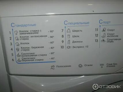 Сбивается программа стирки
