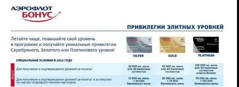 Золотой уровень аэрофлот бонус