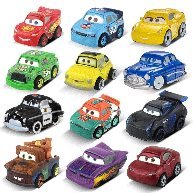 Тачки металл. Машинки Disney Pixar cars Mini. Мини машинки Тачки 3 Маттел набор. Набор машин Mattel cars 3 Mini Racers. Игрушки Disney Pixar cars Mattel.