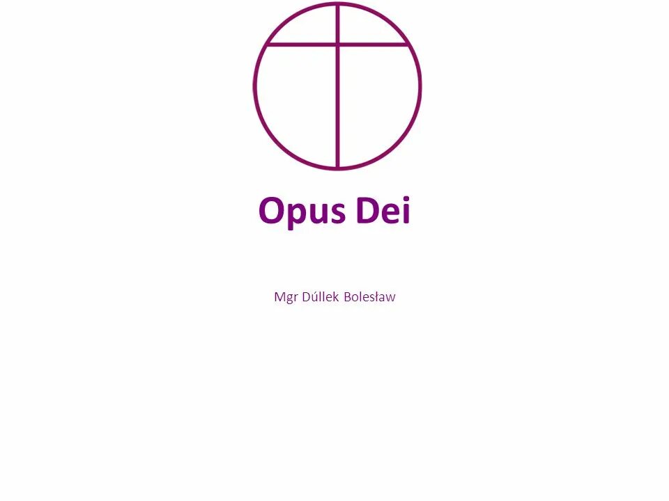 Opus dei. Знак опус деи. Секта опус деи. Dei символ.