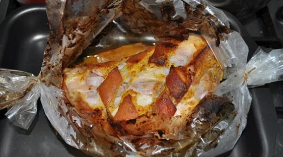 рулька в пакете в духовке