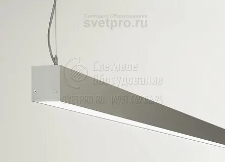 Линейный светодиодный светильник белый