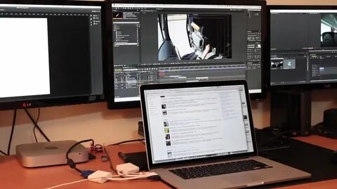 Экран ноутбука как второй монитор