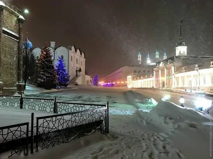 Казань снег