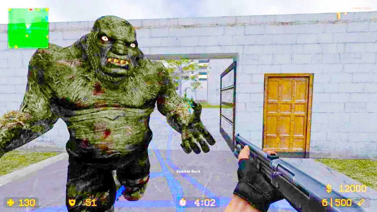 Counter Strike source Zombie Horror Boss Fight. Зомби бот. CSS Zombie Mod карты на прохождение.