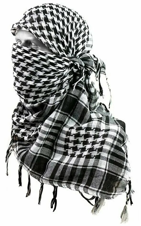 белая арафатка. белая арафатка. 001. арафатка шемаг куфия. арафатка weiss/rot 126693.