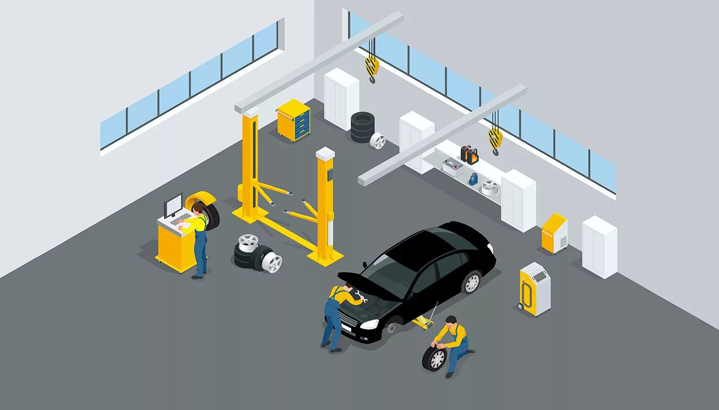 Проектирование автосервиса. Планировка автосервиса. Оборудование для автосервиса. Расстановка в автосервисе. Местоположение оборудования