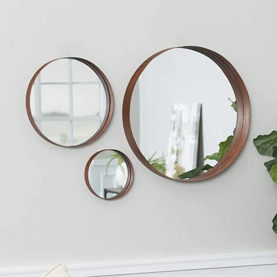 Mirror set. Зеркало circles kare k193205. exterior mirror setting. circle frame for wall.