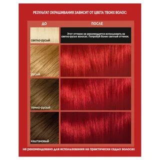 Краска loreal красная