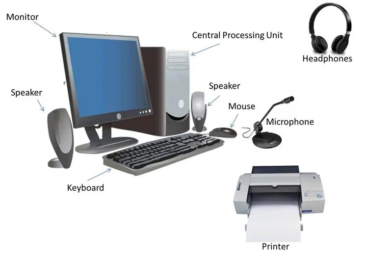 Computer components. Computer and peripherals английский. Draw a diagram of the Hardware and software components of your Computer. Computer Hardware поэтапно.