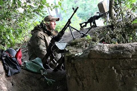 Бои в окопах видео с дрона