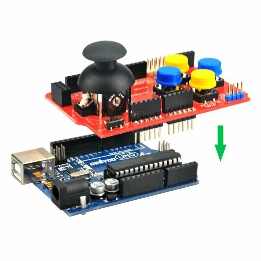 Arduino джойстик. Funduino Joystick Shield v 1. Arduino uno джойстик шилд. Джойстик шилд ардуино. Joystick Shield v1.a nrf24l01.