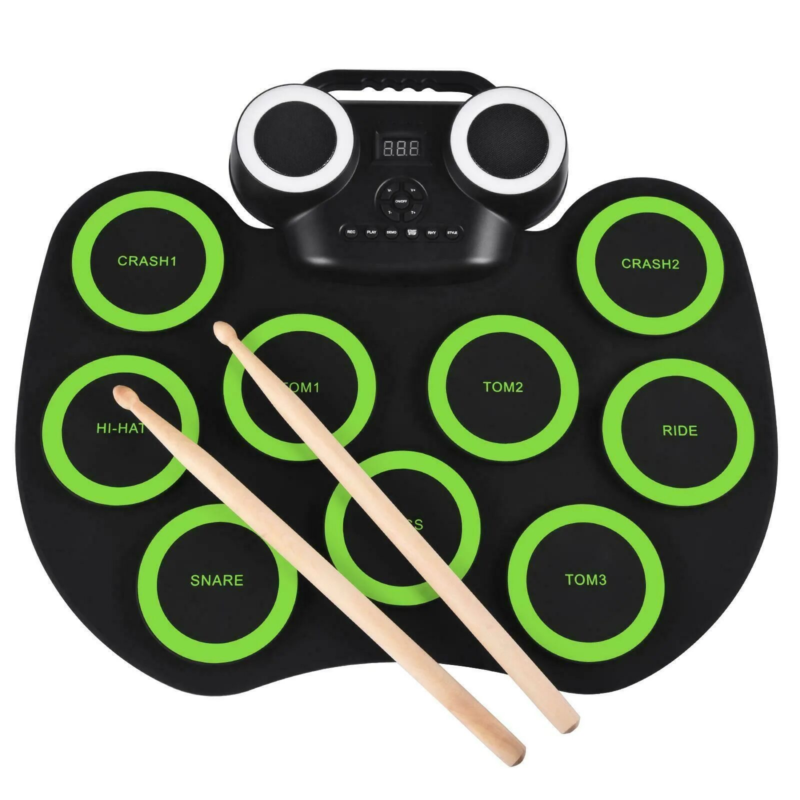 Roll up drum kit. Usb roll up drum kit. electronic drum 9 pads. drum pad kit. usb roll up drum kit ешпук.