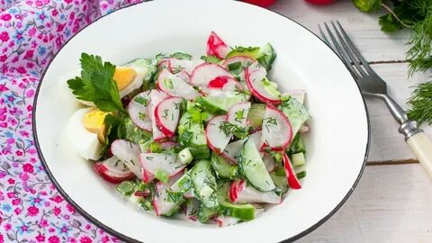 Огурцы редиска яйцо