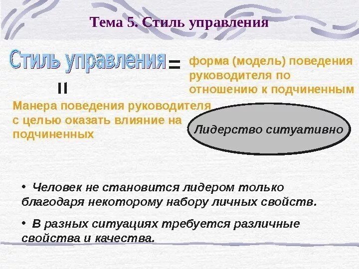 Манера это