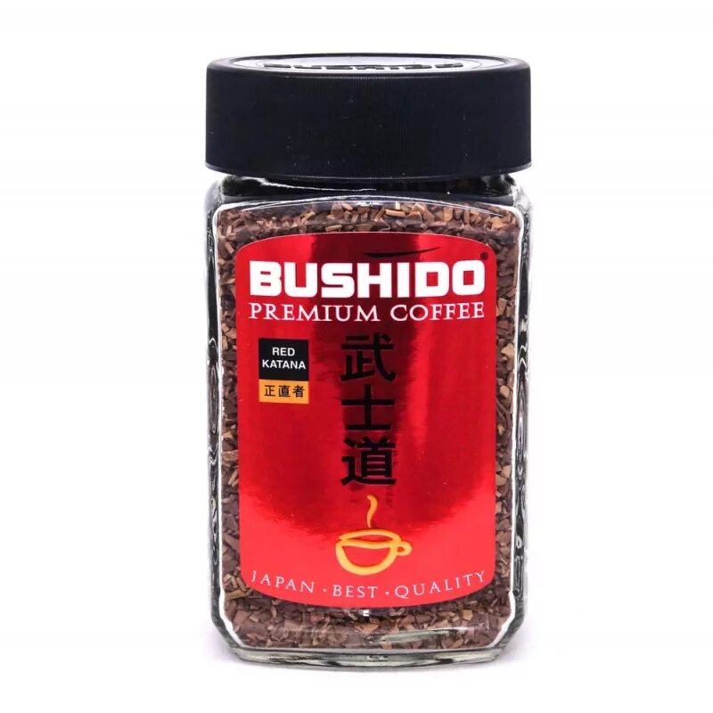 Bushido red. Кофе bushido red 100 г. бушидо ред катана кофе стб 100г.. кофе bushido red katana 100 гр. кофе растворимый bushido red katana, 100 г.