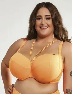 Мягкий купальный бюстгальтер с подкроем Kris Line MALIBU soft side support ...