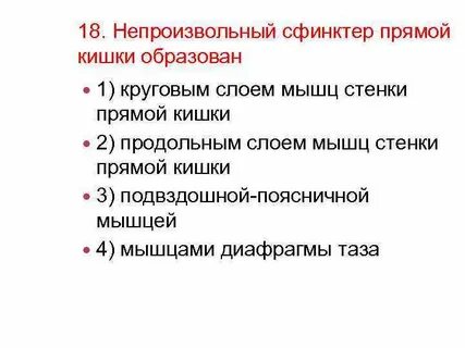 Произвольный сфинктер образован