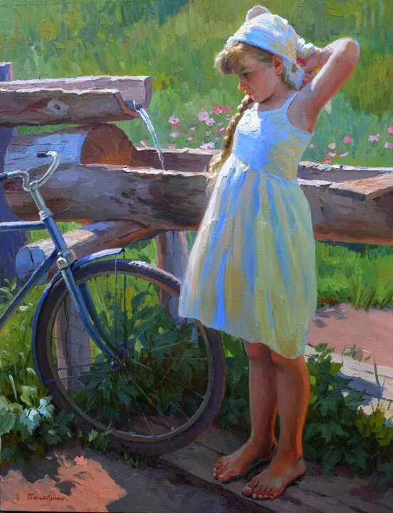 алексей корин художник. две подруги идут по дороге. фотосессия с сестрой в поле. две девочки в полдень вышли. аниме девочки.