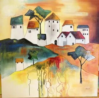 Maisons painting
