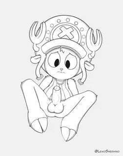 tony tony chopper, one piece, black and white, 1boy, antlers, blank backg.....