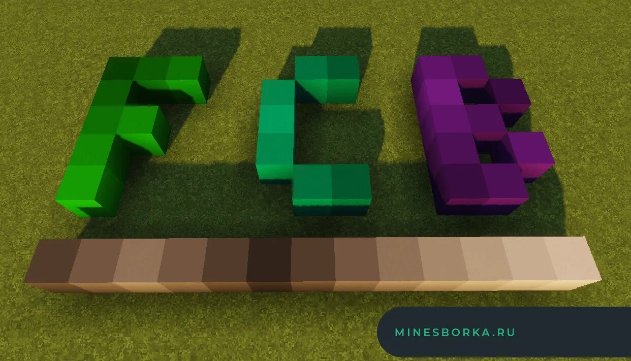 Flat mod. Colored Blocks 1.12.2. Flat colored Blocks 1.12.2. Мод на разноцветные блоки 1.12.2. Rcroads 1.12.2.