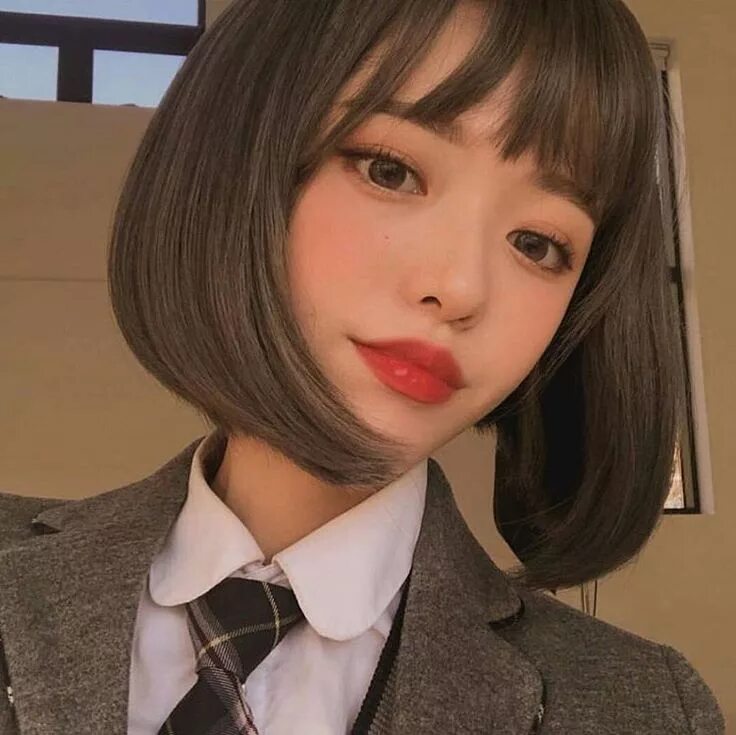 Korean Wig Women Synthetic Fiber Heat Resistant Women's Wavy Lady Wig 1PCS Cospl
