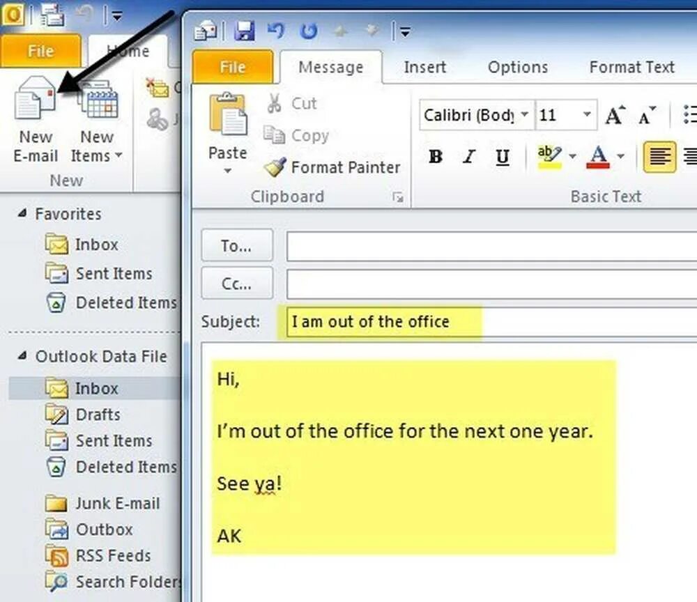 Шаблоны в Outlook. Out of Office пример. Пример шаблона для аутлука. Out of Office message.